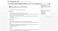 Desktop Screenshot of blog.kgweb.fr